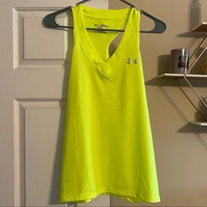 Under Armour Neon Yellow Tank Top
